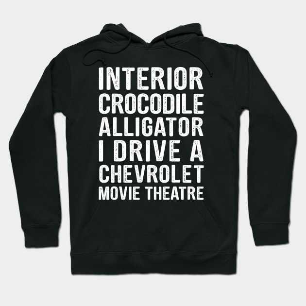 MEME INTERIOR CROCODILE ALLIGATOR FUNNY Hoodie by HelloShop88